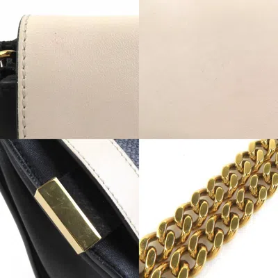 Pre-owned Chloé Black Ivory Leather Shoulder Bag ()