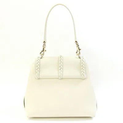Pre-owned Chloé Ivory Leather Handbag Shoulder Bag ()