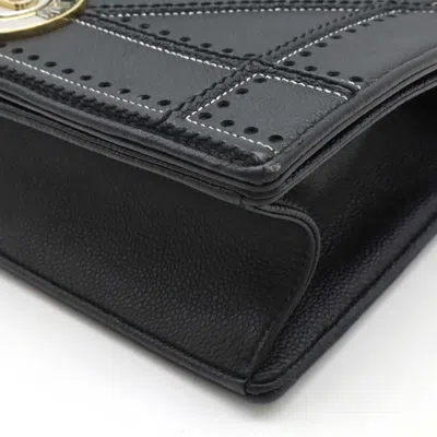 Pre-owned Dior Christian  Black Leather Shoulder Bag ()