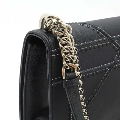 Pre-owned Dior Christian  Black Leather Shoulder Bag ()