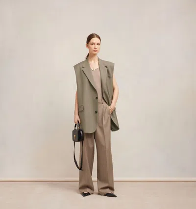 Ami Alexandre Mattiussi Ami Paris Coats Beige In Brown