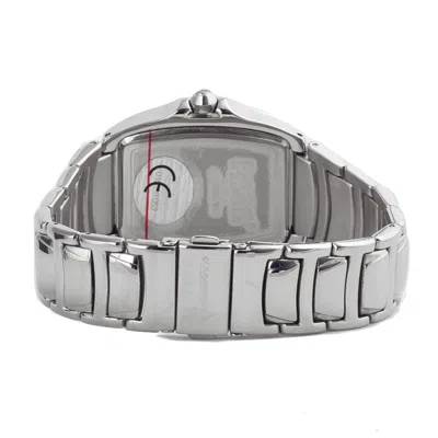 Chronotech Silver Stainless Steel Watch In Metallic