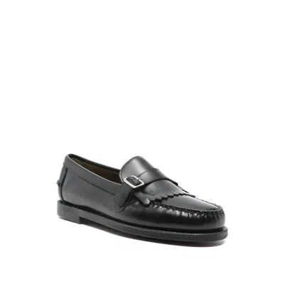 Sebago Black Boots In Black