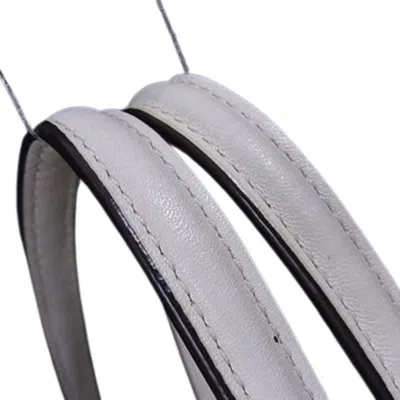 Pre-owned Coach Beige Ivory Pvc Leather Handbag Shoulder Bag Tote Bag ()