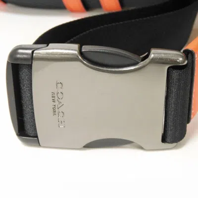 Pre-owned Coach Beige Red Orange Leather Fanny Pack Sling Bag ()