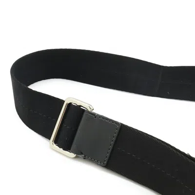 Pre-owned Coach Black Canvas Leather Shoulder Bag ()