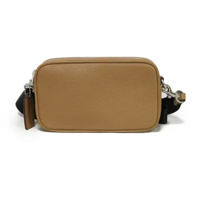 Pre-owned Coach Brown Leather Pochette Shoulder Bag ()