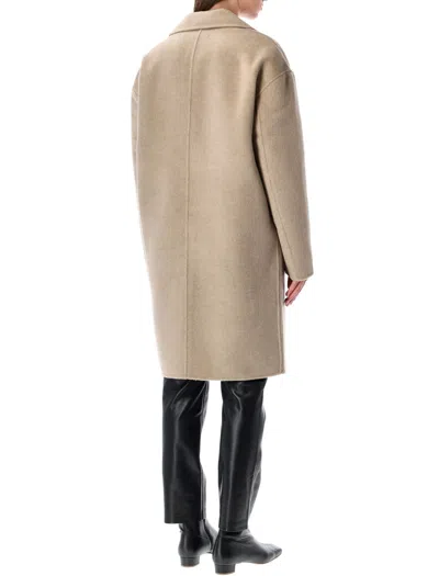 Anine Bing Button-front Coat In Neutral