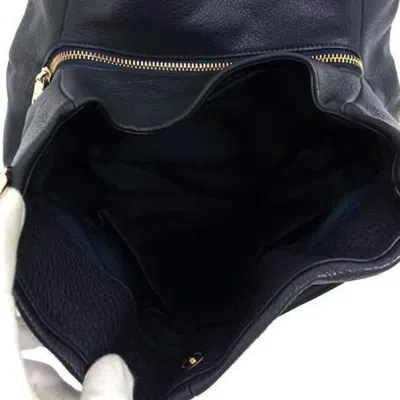Pre-owned Coach Dark Navy Leather Handbag Shoulder Bag ()