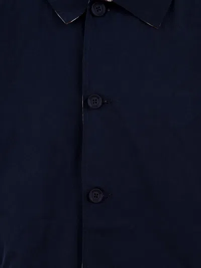 Aquascutum Coats Blue In Black