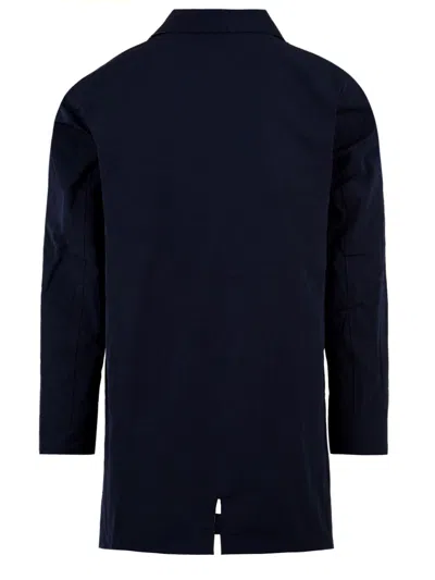 Aquascutum Coats Blue In Black
