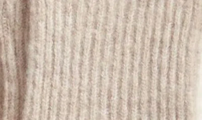 Treasure & Bond Scalloped Scarf, Beanie & Gloves Set In Brown