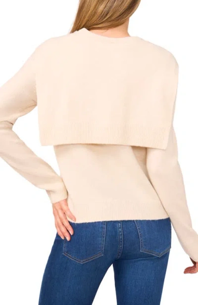 Halogenr Halogen(r) Shoulder Wrap Detail Sweater In Neutral