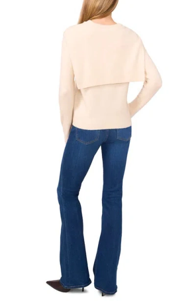 Halogenr Halogen(r) Shoulder Wrap Detail Sweater In Neutral