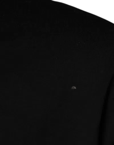 Dolce & Gabbana Black Crew Neck Short Sleeve Men's T-shirt In Black