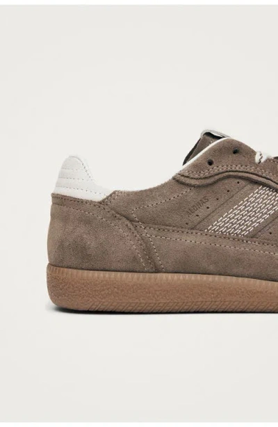 Alohas Tb.490 Rife Taupe Leather Sneakers Shoes In Brown