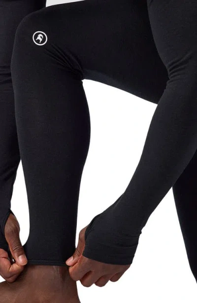 Backcountry Cedars Rws Merino Lt-wt Baselayer Bottom In Black