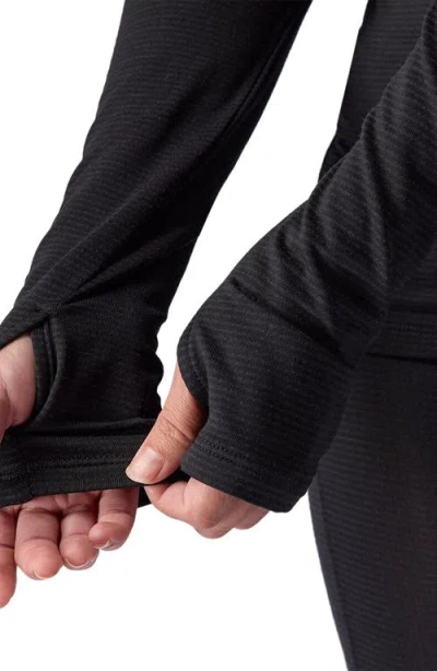 Backcountry Pines Microgrid Ultra-lt Baselayer Balaclava Top In Black