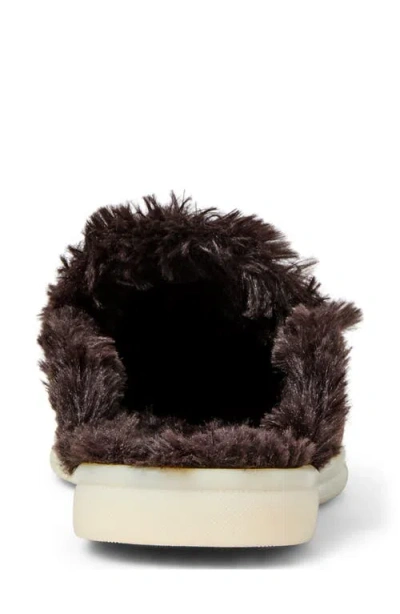 Bruno Magli Palmer Genuine Shearling Lined Mule In Brown