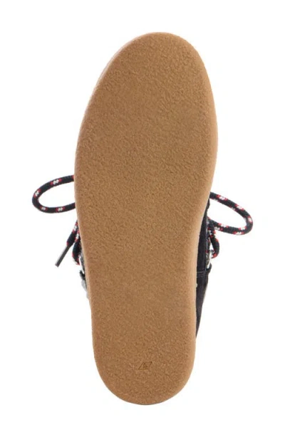 Isabel Marant Nowla Mixed Media Snow Boot In Black