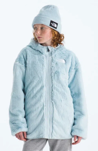 The North Face Kids' Shasta Water Repellent Reversible Hooded Jacket In Blue