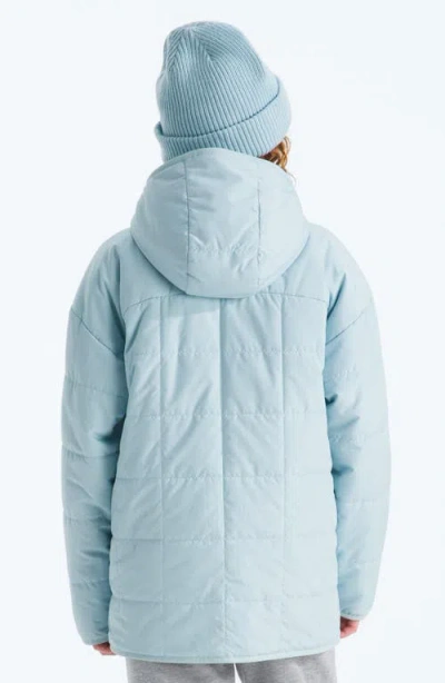 The North Face Kids' Shasta Water Repellent Reversible Hooded Jacket In Blue