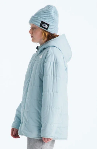 The North Face Kids' Shasta Water Repellent Reversible Hooded Jacket In Blue