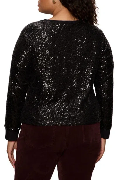 Sanctuary Sparkle Together Sequin Top In Black