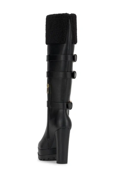 Jessica Simpson Women's Imerald Platform Cozy Tall Boots In Black