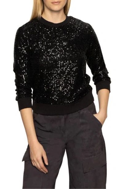 Sanctuary Sparkle Together Sequin Top In Black