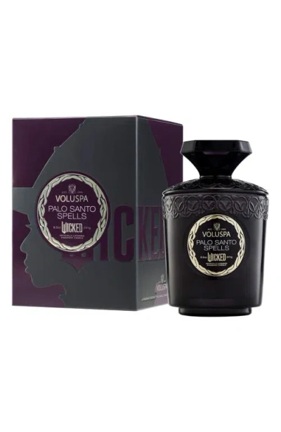 Voluspa Wicked Act Ii Palo Santo Spells Candle 8.5 Oz. In Purple