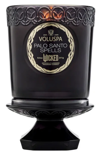 Voluspa Wicked Act Ii Palo Santo Spells Candle 8.5 Oz. In Purple