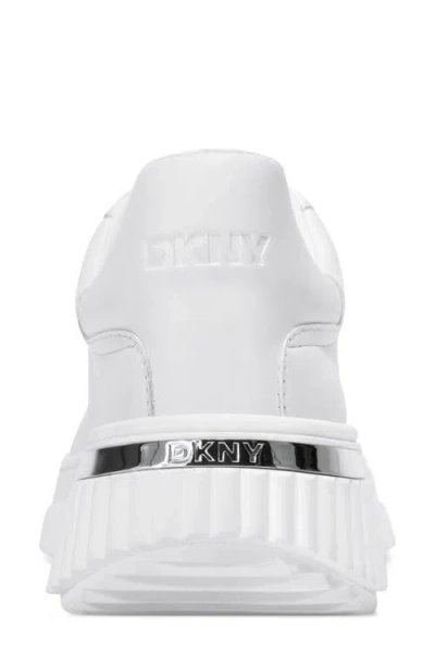 Dkny Lobeco Platform Sneaker In White