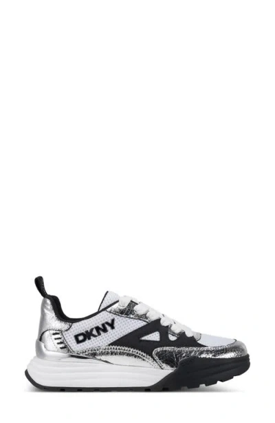 Dkny Women's Zanira Lace Up Sneaker In Black