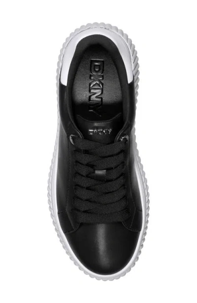 Dkny Lobeco Platform Sneaker In Black