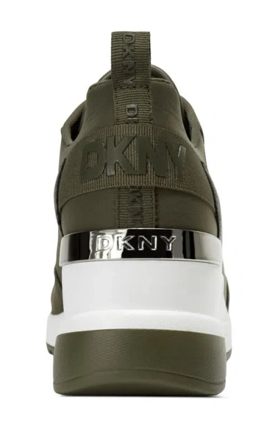Dkny Women's Cait Wedge Sneaker In Green