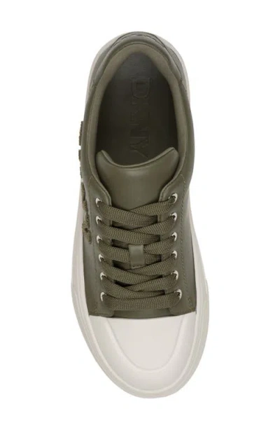 Dkny Women's York Lace Up Sneaker In Green
