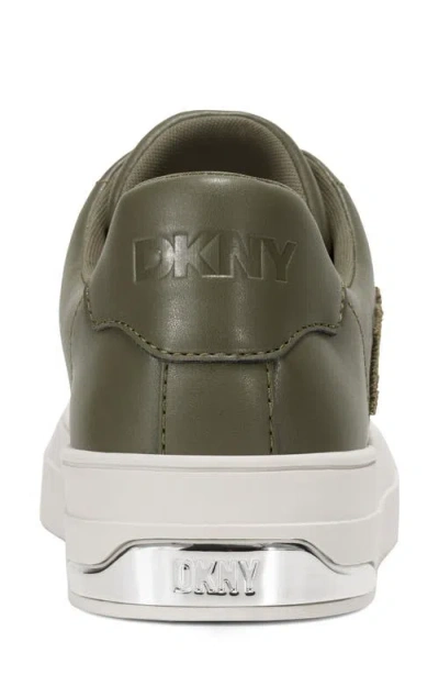 Dkny Women's York Lace Up Sneaker In Green