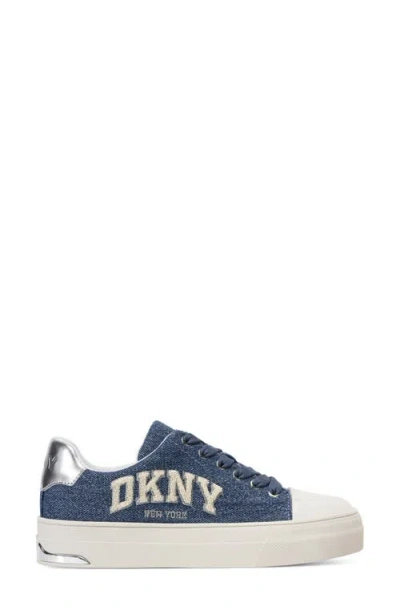 Dkny Women's York Lace Up Sneaker In Blue