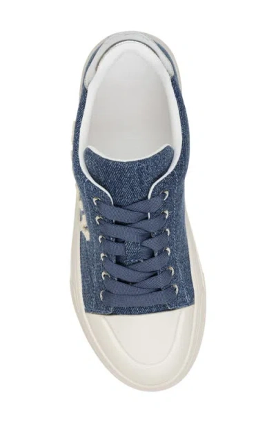 Dkny Women's York Lace Up Sneaker In Blue