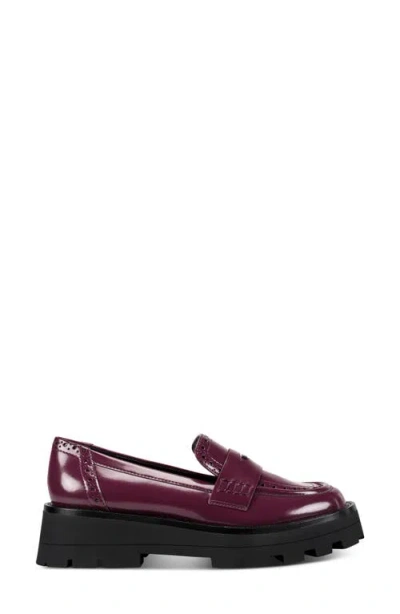 Dkny Women's Sahana Slip-on Loafers In Burgundy