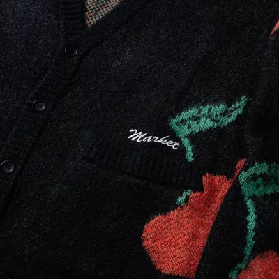 Market Double Cherries Cardigan In Multi