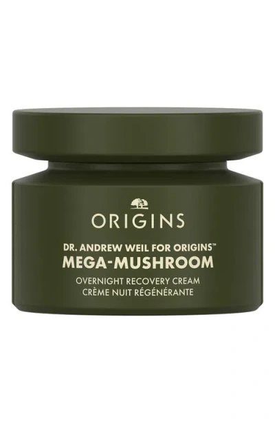 Origins Mega Mushroom Overnight Recovery Cream Moisturizer In Green
