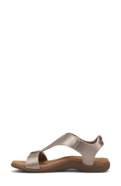 Taos Footwear The Show Sandals Womens Stone Leather Adjustable Strap Zap342 In Multi