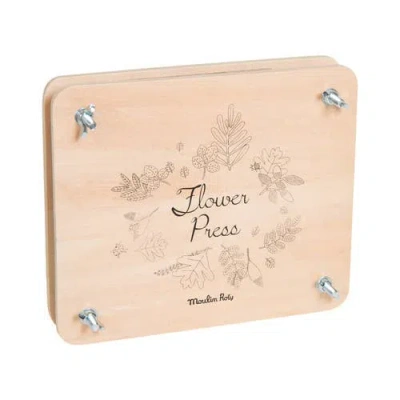 Moulin Roty Flower Press Tool Recreational Activity In Brown