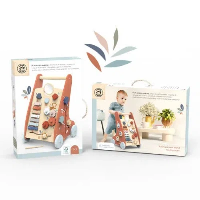 Speedy Monkey Multi Activity Walker In Brown