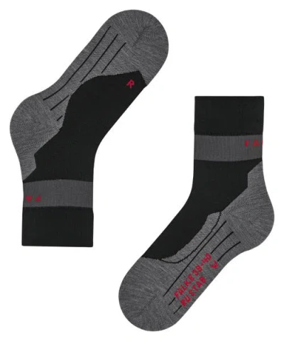 Falke Ru Compression Stabilizing Running Socks In Black
