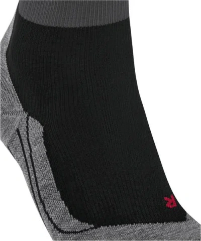 Falke Ru Compression Stabilizing Running Socks In Black