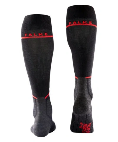 Falke Sk4 Advanced Compression Light Ski Socks In Black