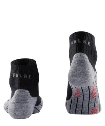 Falke Tk5 Wander Short Hiking Socks In Black
